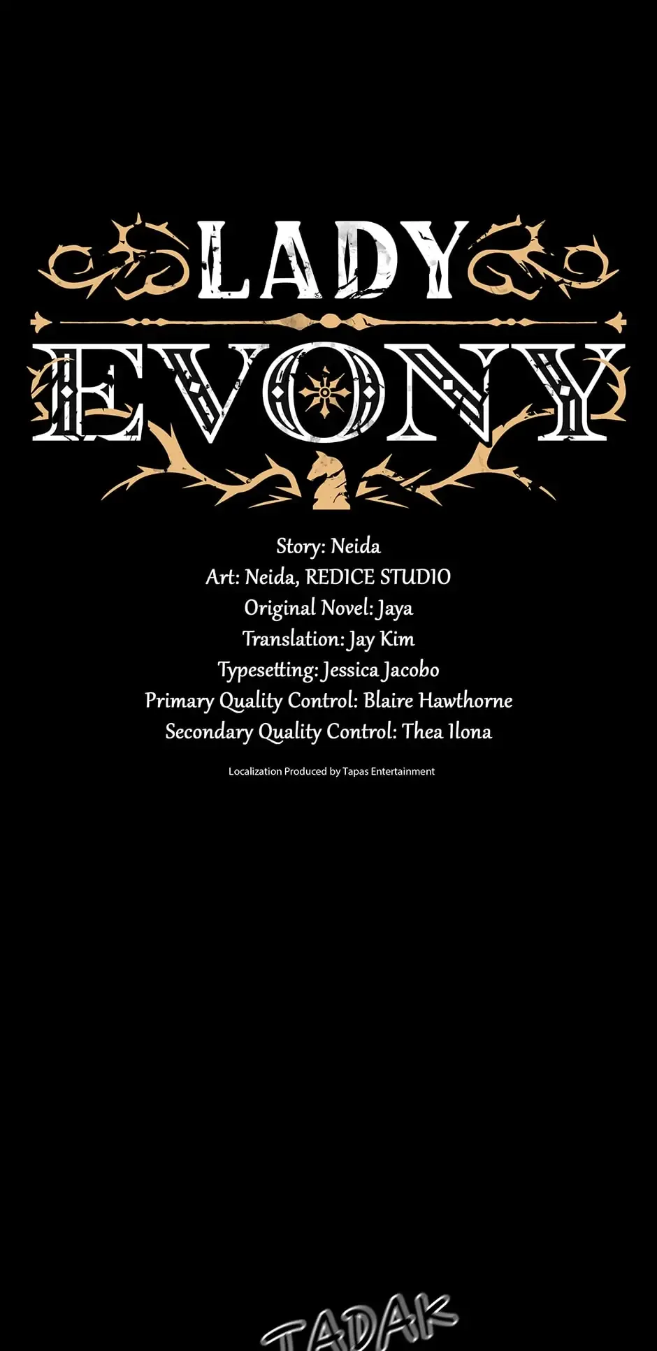 Lady Evony Chapter 102 page 1