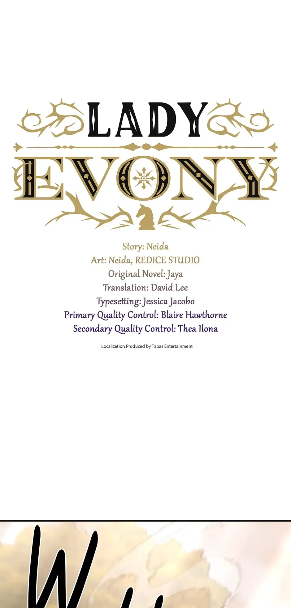 Lady Evony Chapter 107 page 1