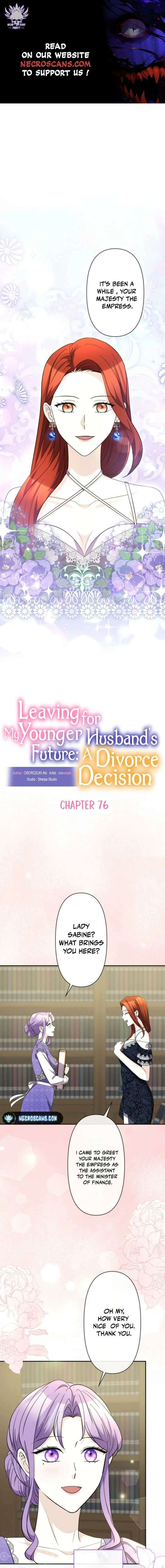 Leaving for My Younger Husband’s Future: A Divorce Decision Chapter 76 page 1