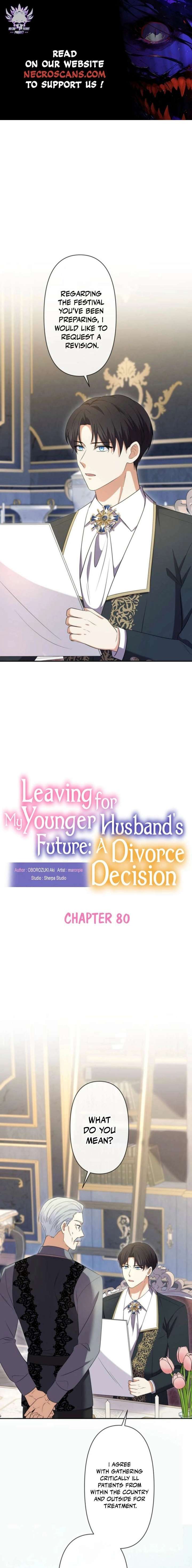 Leaving for My Younger Husband’s Future: A Divorce Decision Chapter 80 page 1