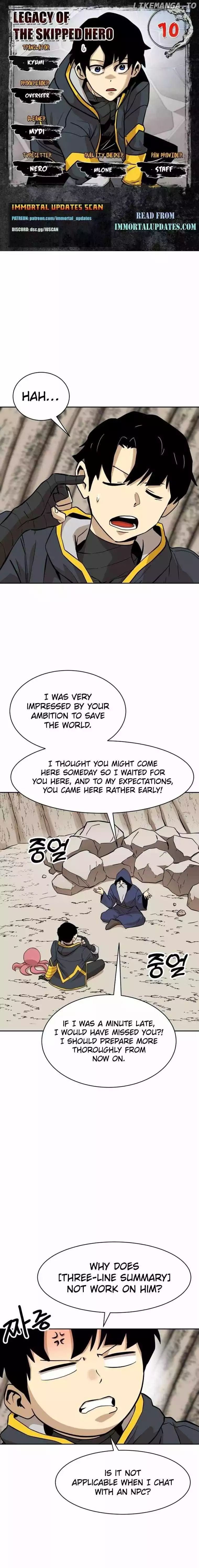 Legacy of the skipped hero: Second Class Ascendant Chapter 10 page 1