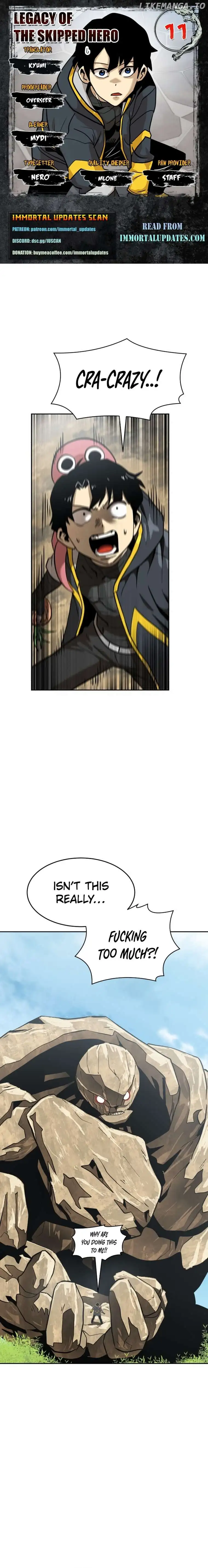 Legacy of the skipped hero: Second Class Ascendant Chapter 11 page 1