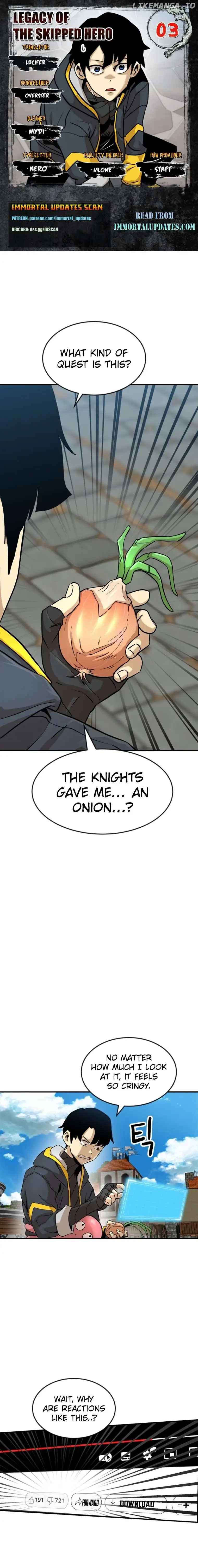 Legacy of the skipped hero: Second Class Ascendant Chapter 3 page 1
