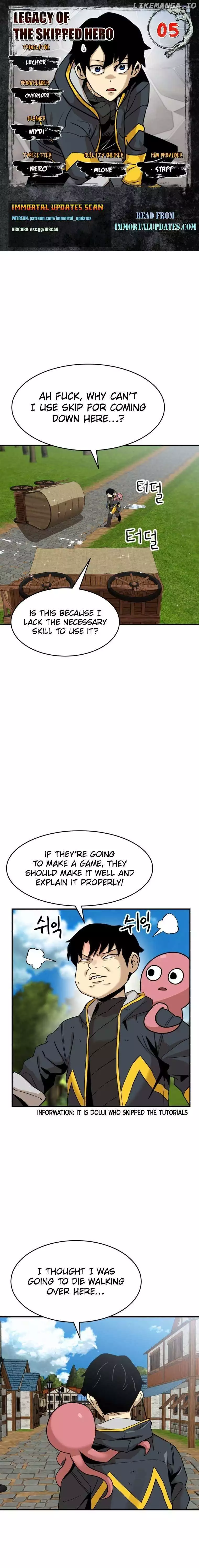 Legacy of the skipped hero: Second Class Ascendant Chapter 5 page 1