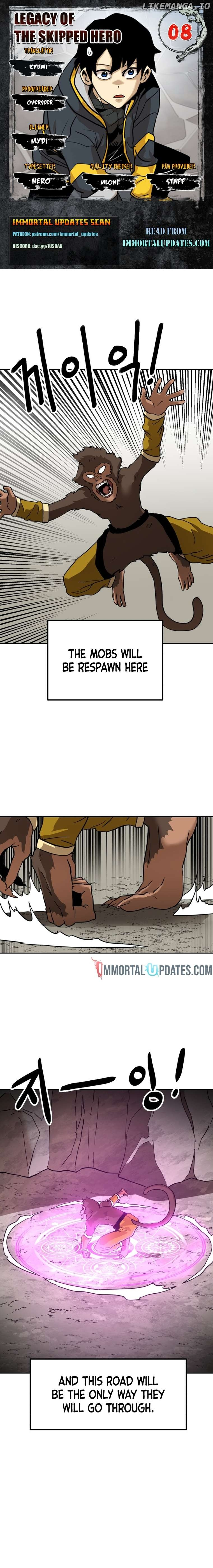 Legacy of the skipped hero: Second Class Ascendant Chapter 8 page 1