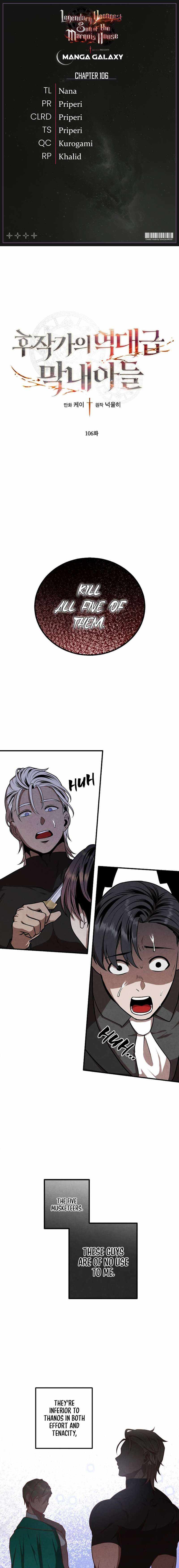 Legendary Youngest Son of the Marquis House Chapter 106 page 1