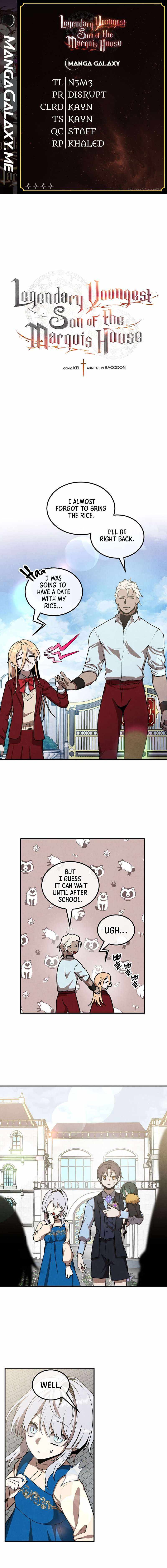 Legendary Youngest Son of the Marquis House Chapter 110 page 1