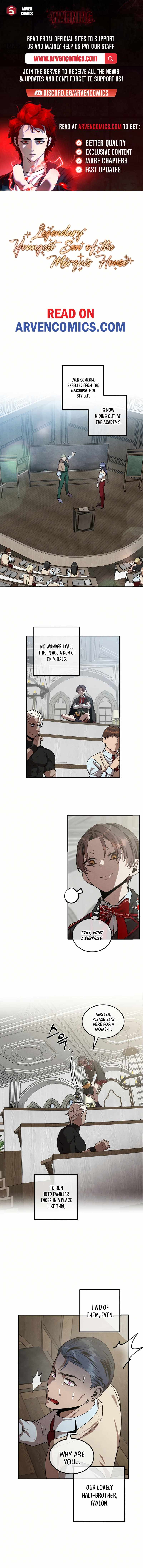 Legendary Youngest Son of the Marquis House Chapter 126 page 1