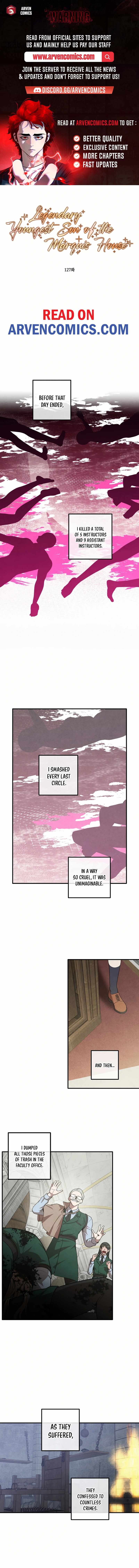Legendary Youngest Son of the Marquis House Chapter 127 page 1