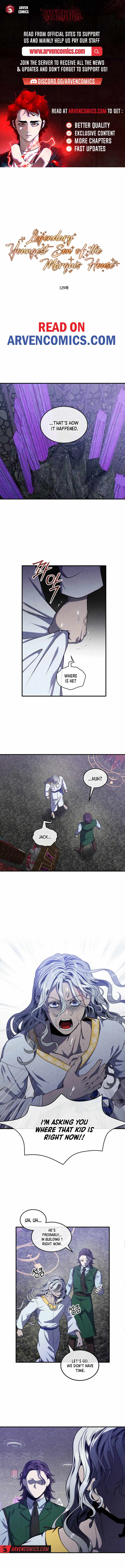 Legendary Youngest Son of the Marquis House Chapter 129 page 1