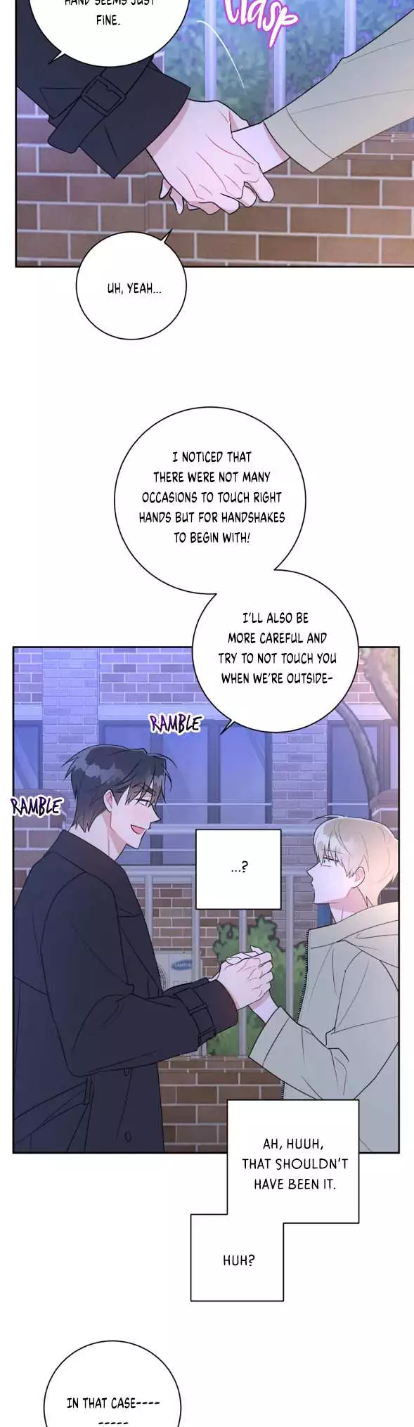 Let's Skip the Handshake Chapter 12 page 21