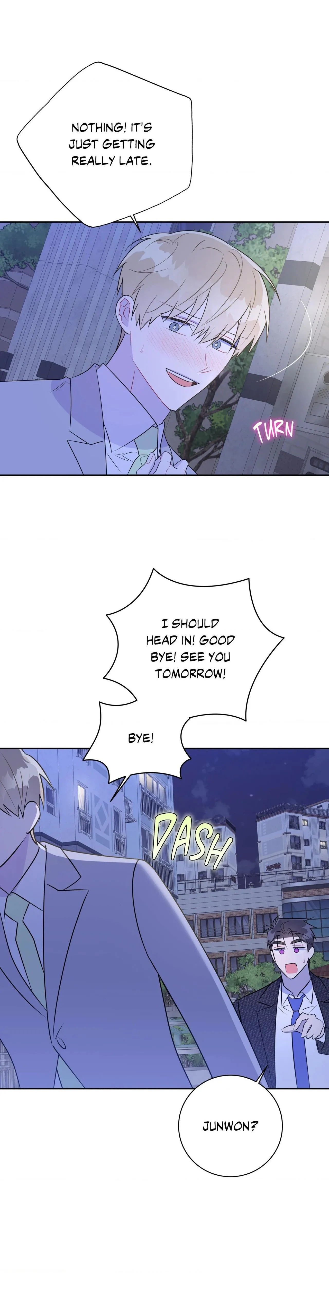 Let's Skip the Handshake Chapter 20 page 22