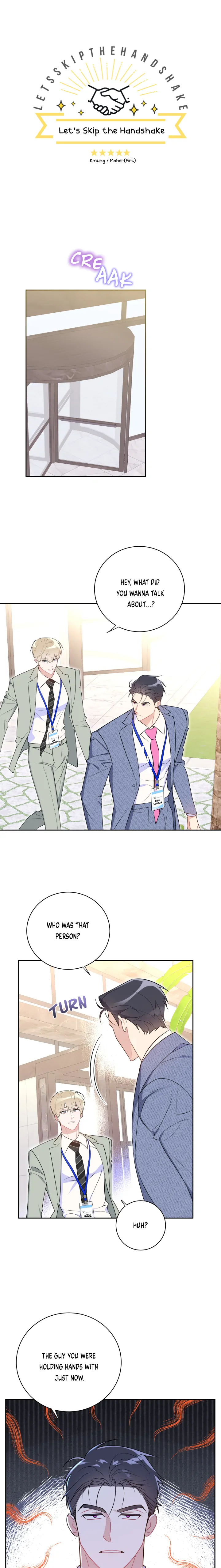 Let's Skip the Handshake Chapter 6 page 12