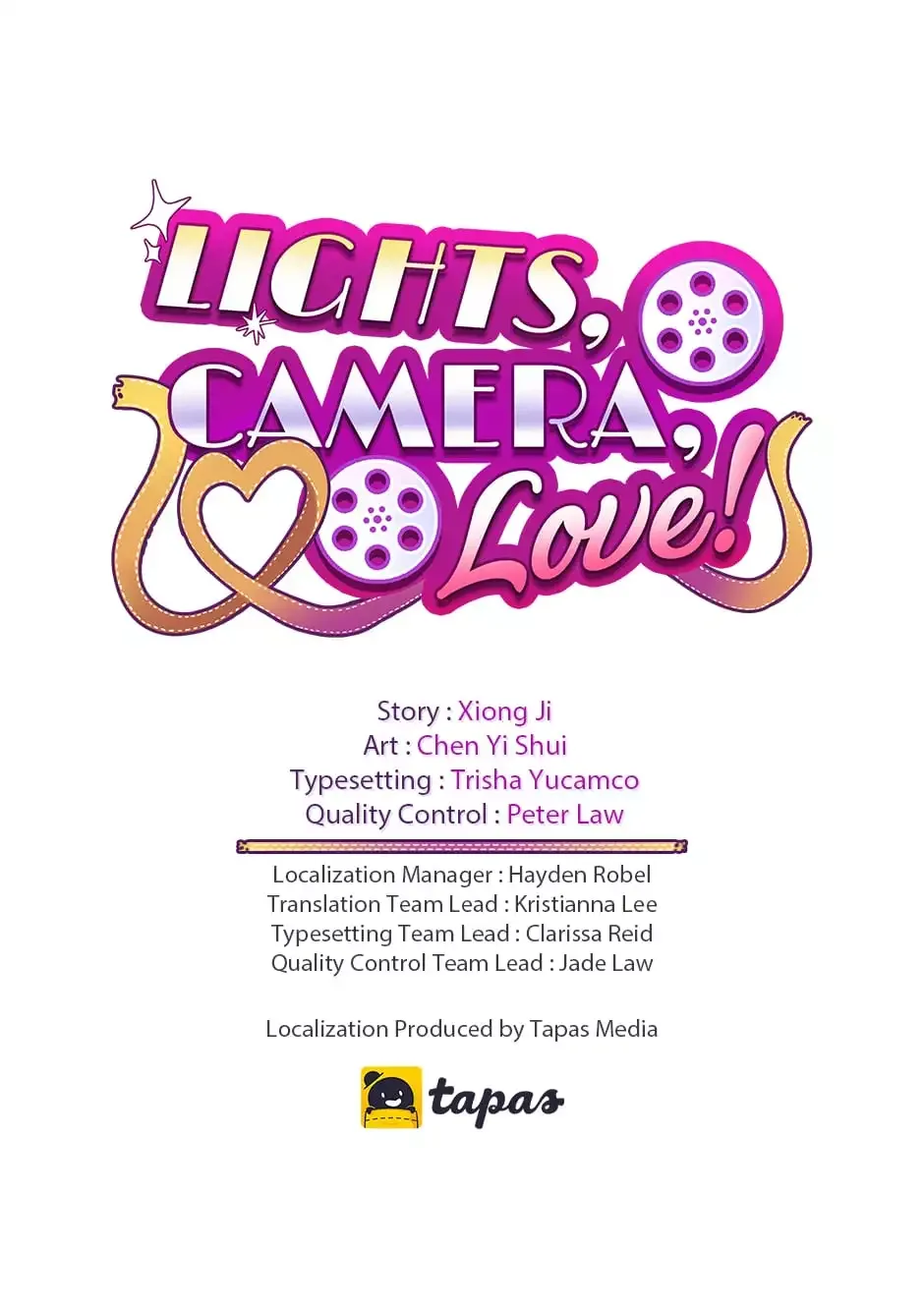 Lights, Camera, Love! Chapter 1 page 1