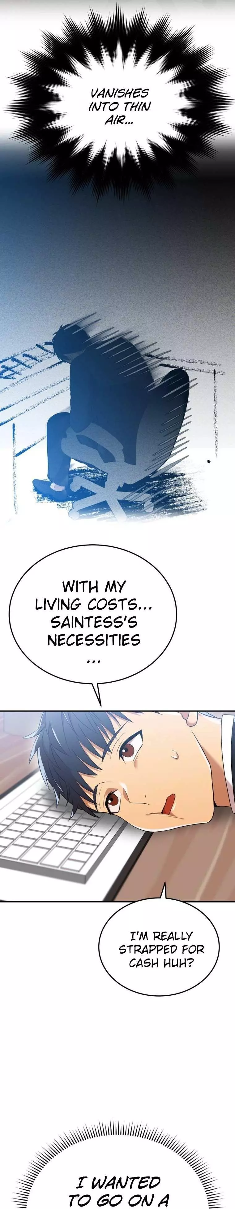Living in a single room with a Saintess Chapter 8 page 8