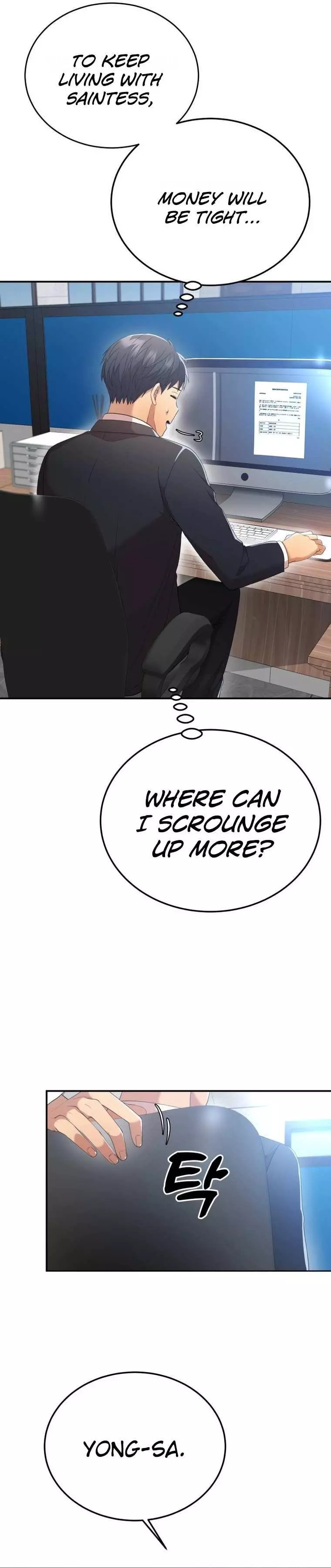 Living in a single room with a Saintess Chapter 8 page 10