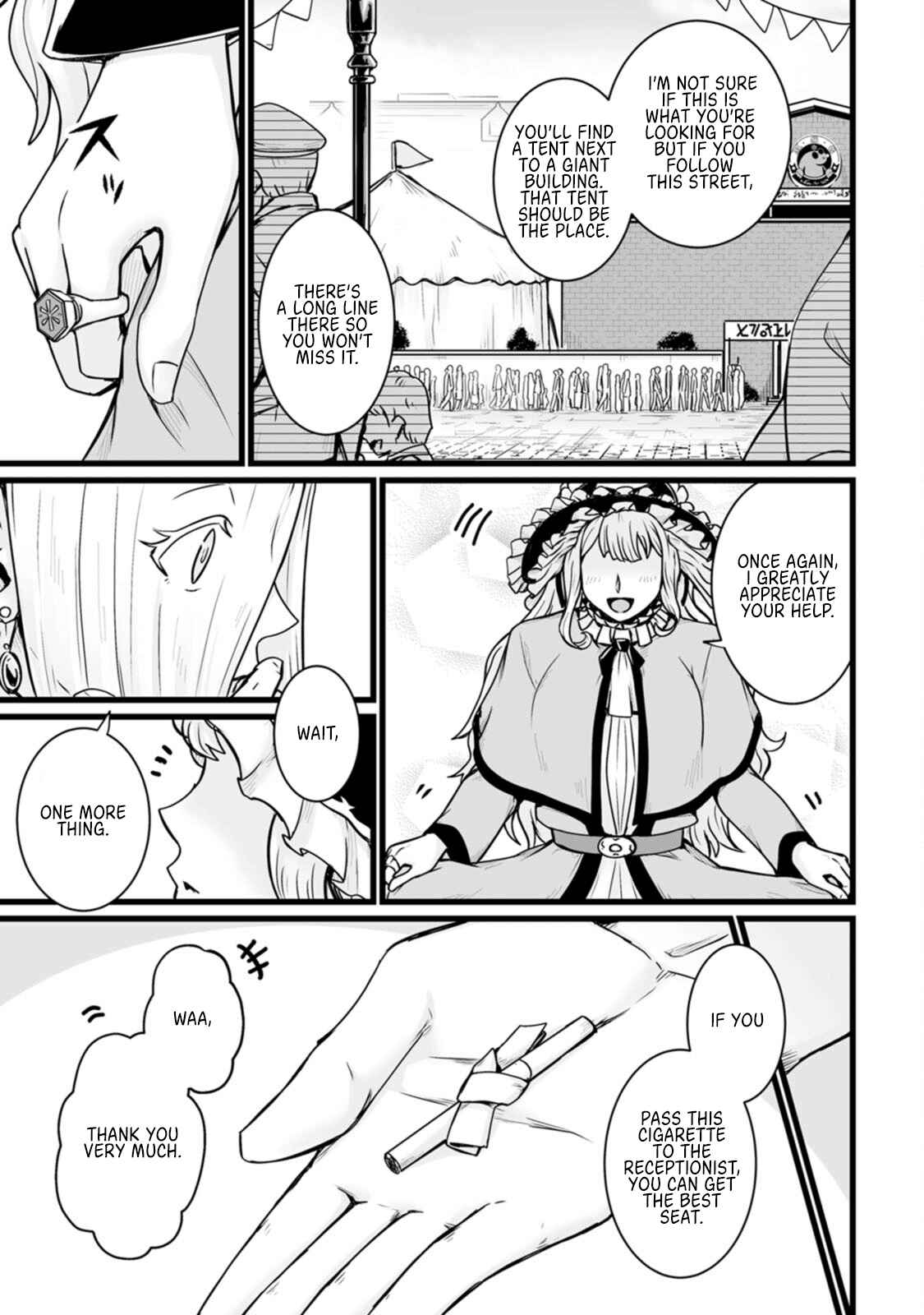 Living in Another World by Taking Commissions ~A Relaxing and Comfy Life of The Restoration Magician's Staffing Agency~ Chapter 14 page 7