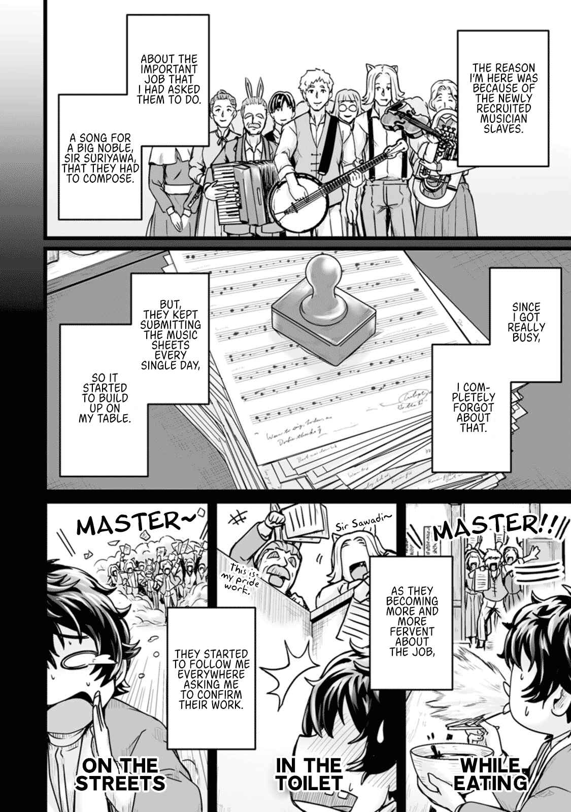 Living in Another World by Taking Commissions ~A Relaxing and Comfy Life of The Restoration Magician's Staffing Agency~ Chapter 14 page 16