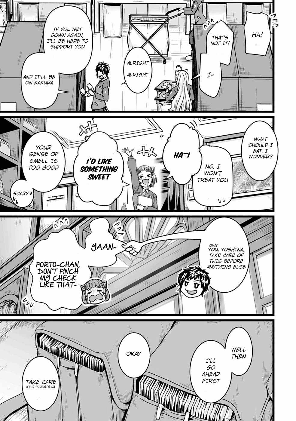 Living in Another World by Taking Commissions ~A Relaxing and Comfy Life of The Restoration Magician's Staffing Agency~ Chapter 17 page 32