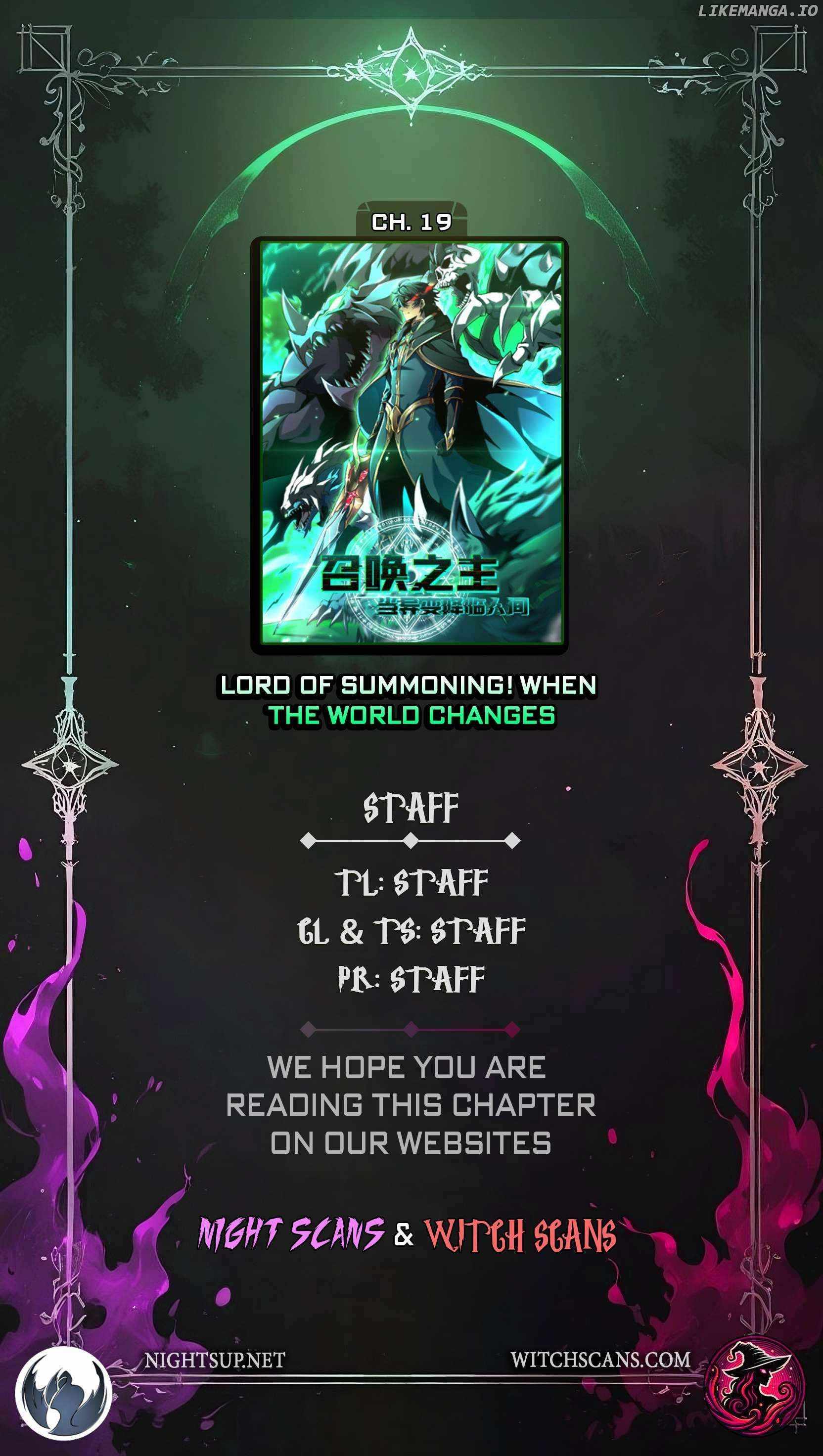 Lord of Summons! Sudden Mutation Chapter 19 page 1
