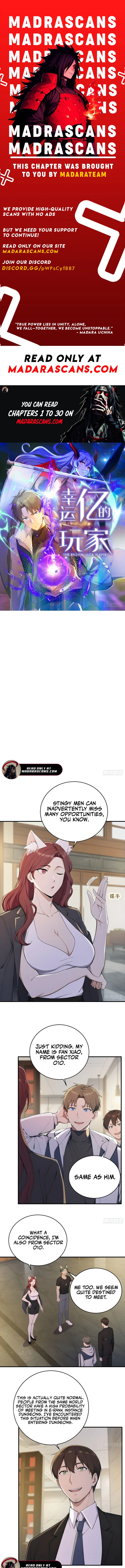 Lucky billion player Chapter 18 page 1