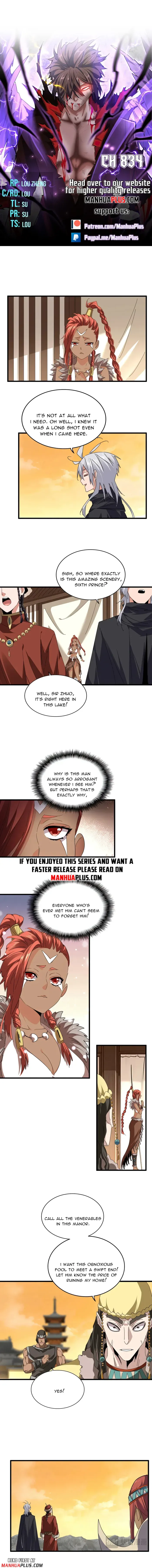 Magic Emperor Chapter 834 page 1
