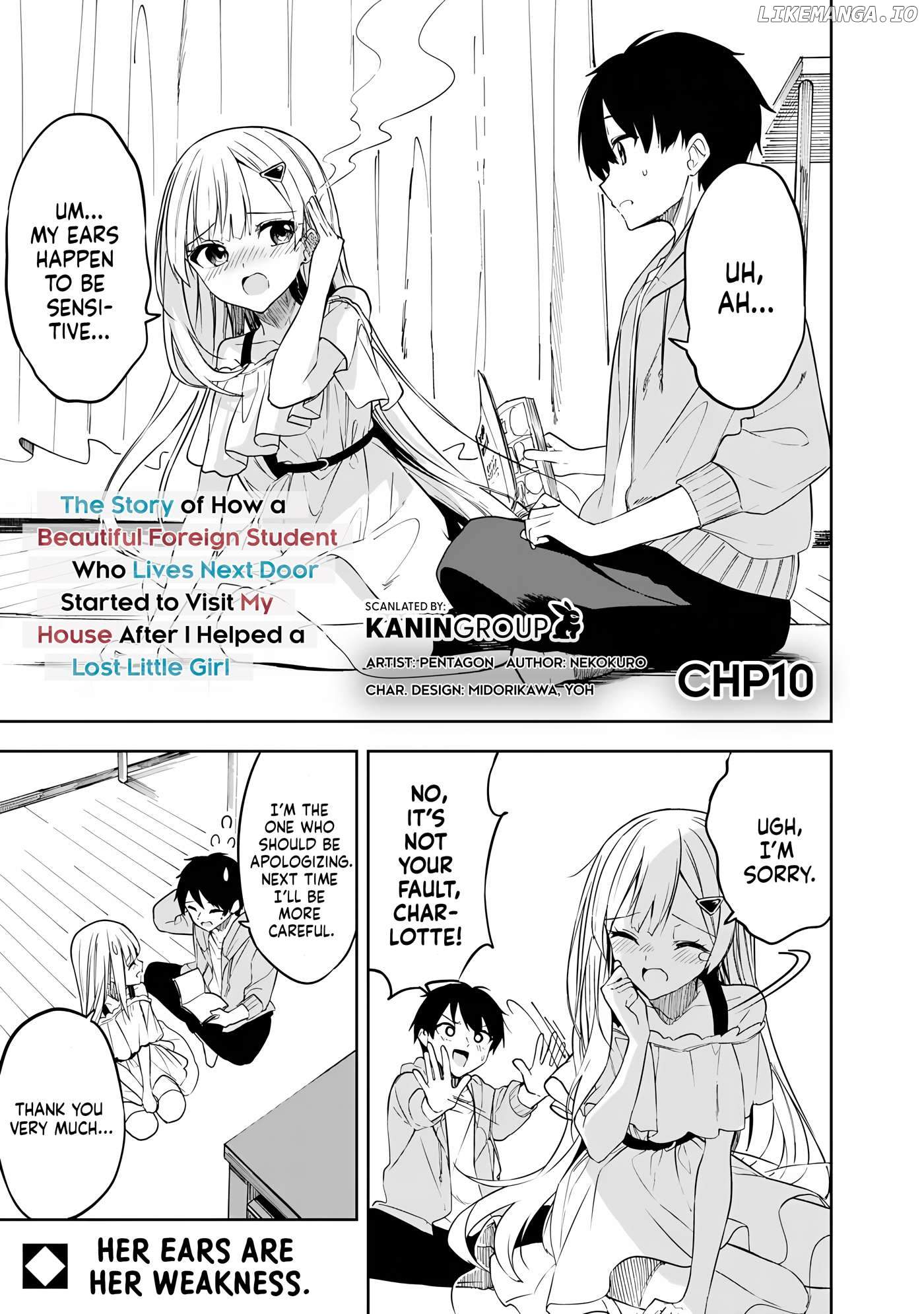 Maigo ni Natteita Youjo wo Tasuketara, Otonari ni Sumu Bishoujo Ryuugakusei ga Ie ni Asobi ni Kuru you ni Natta Ken ni Tsuite Chapter 10 page 3