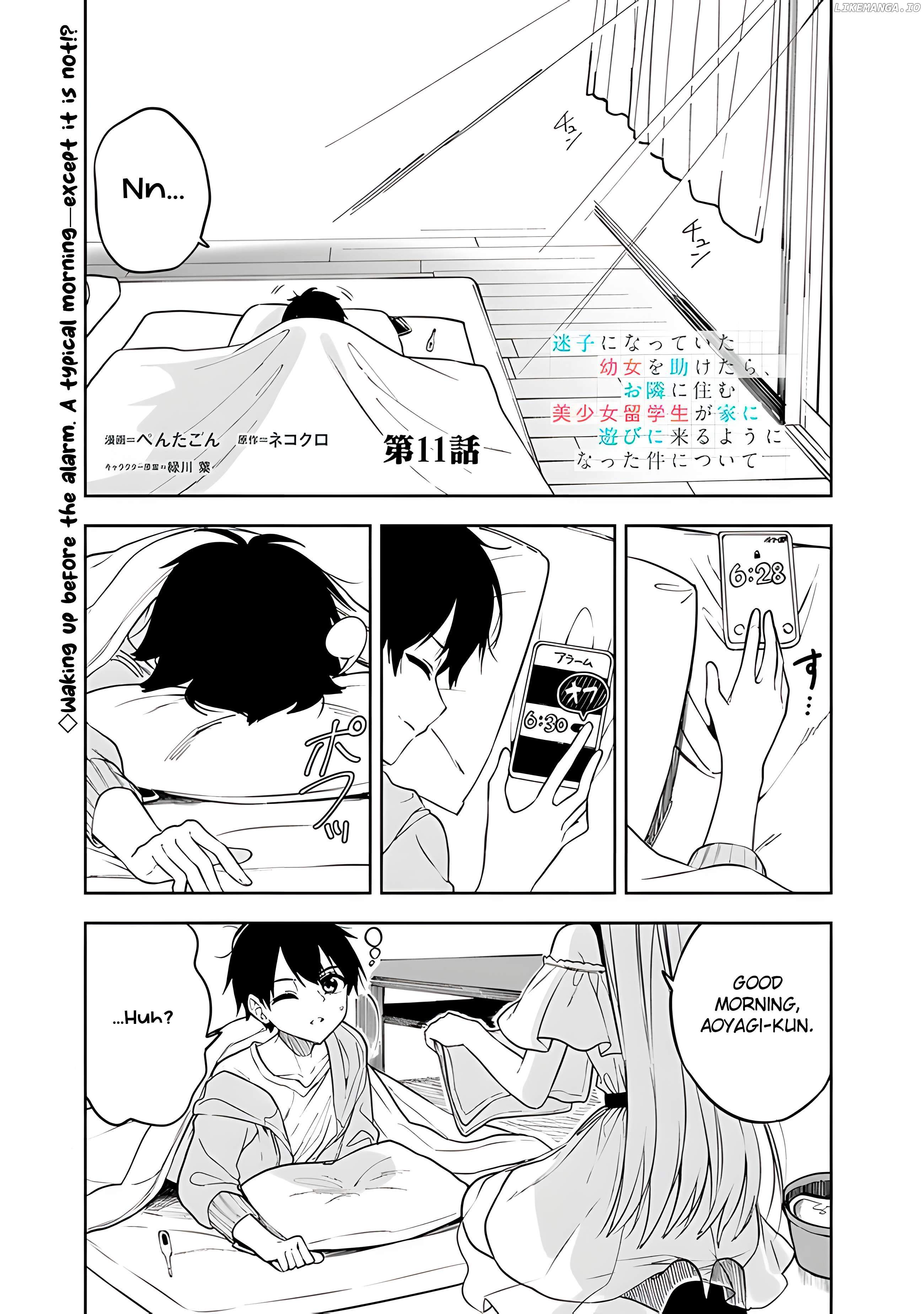Maigo ni Natteita Youjo wo Tasuketara, Otonari ni Sumu Bishoujo Ryuugakusei ga Ie ni Asobi ni Kuru you ni Natta Ken ni Tsuite Chapter 11 page 2
