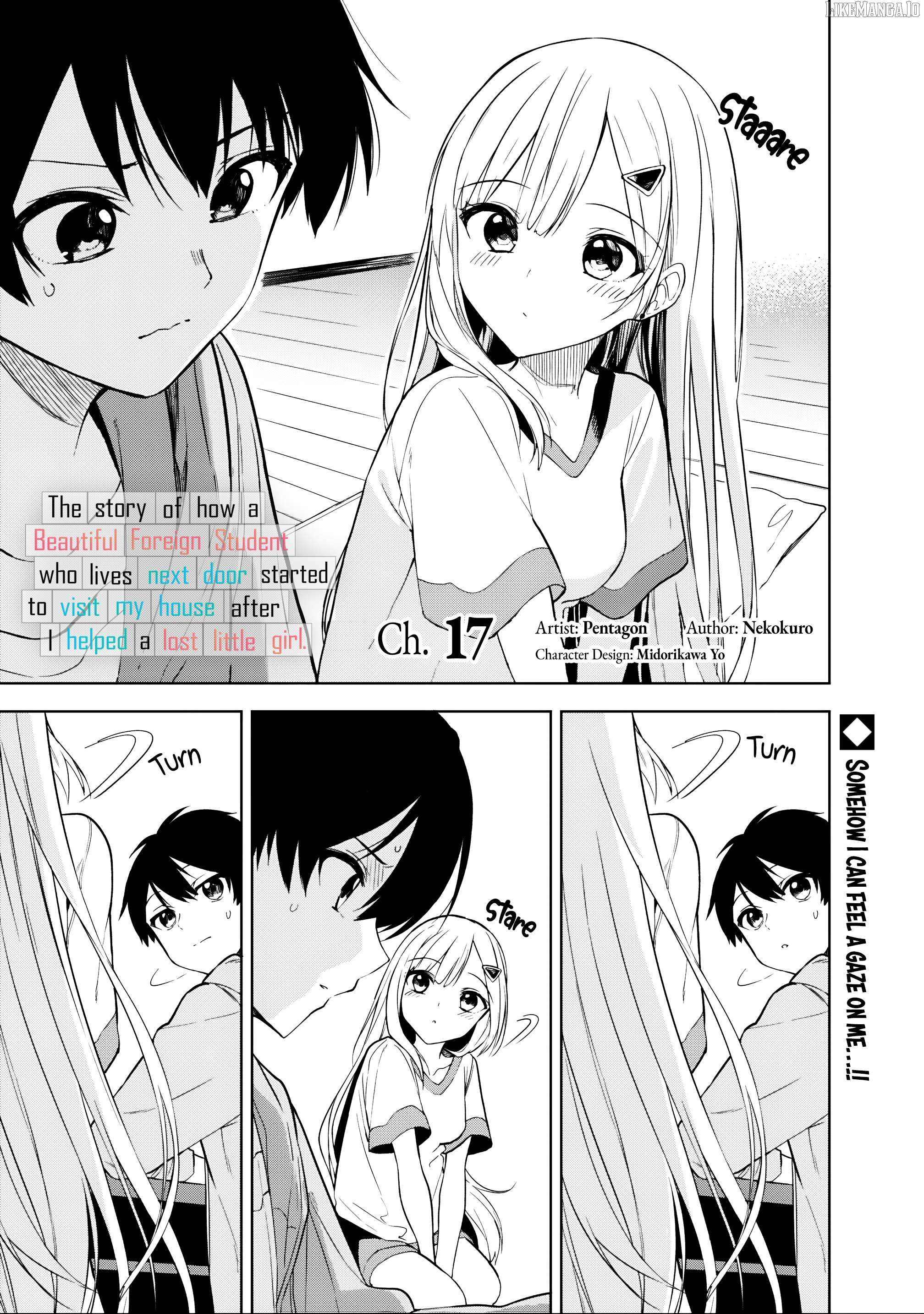 Maigo ni Natteita Youjo wo Tasuketara, Otonari ni Sumu Bishoujo Ryuugakusei ga Ie ni Asobi ni Kuru you ni Natta Ken ni Tsuite Chapter 17 page 1