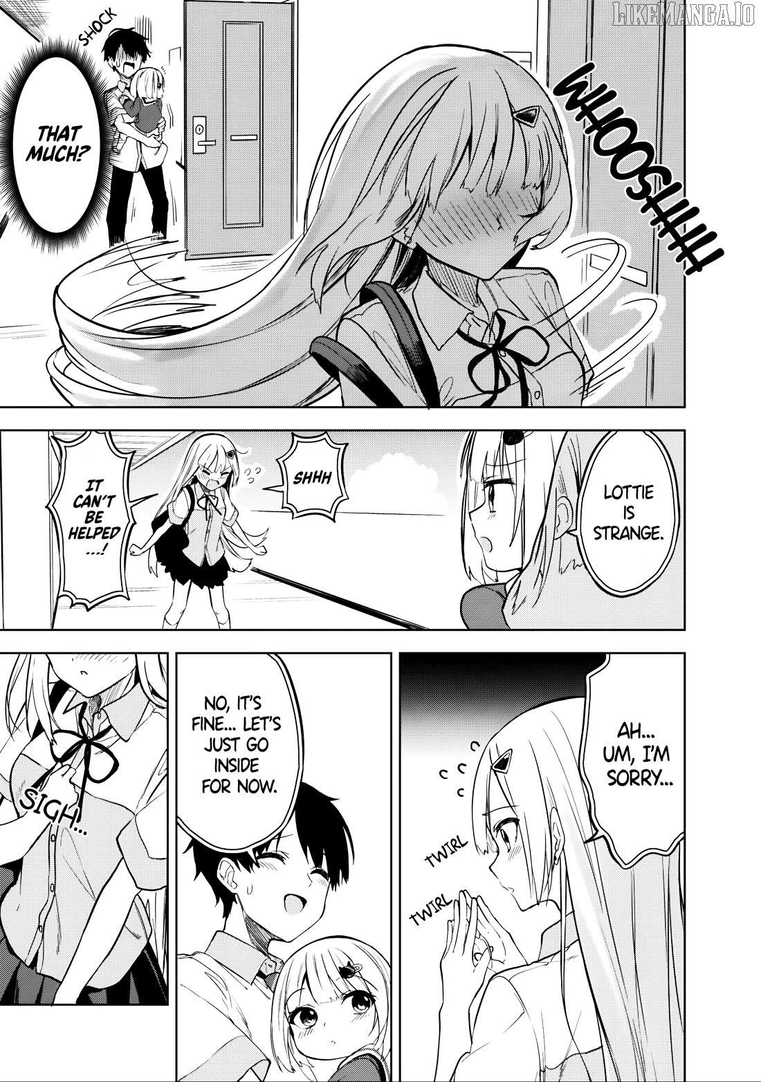 Maigo ni Natteita Youjo wo Tasuketara, Otonari ni Sumu Bishoujo Ryuugakusei ga Ie ni Asobi ni Kuru you ni Natta Ken ni Tsuite Chapter 18 page 8
