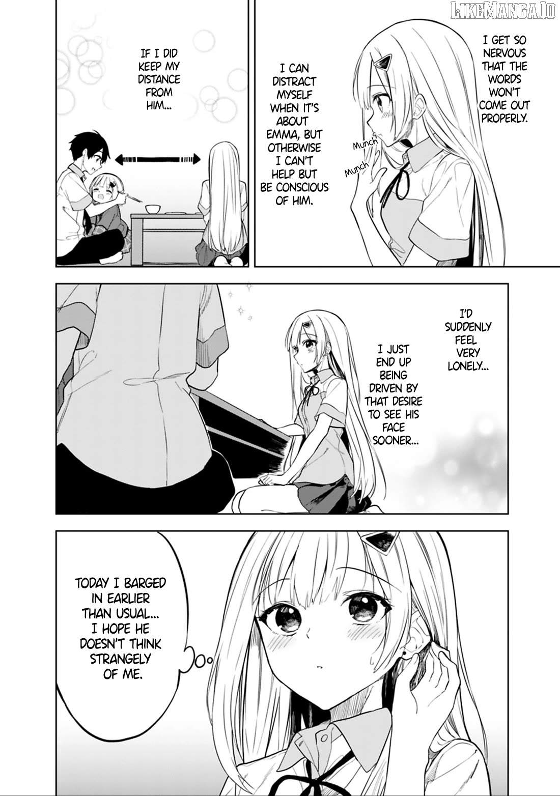 Maigo ni Natteita Youjo wo Tasuketara, Otonari ni Sumu Bishoujo Ryuugakusei ga Ie ni Asobi ni Kuru you ni Natta Ken ni Tsuite Chapter 18 page 13