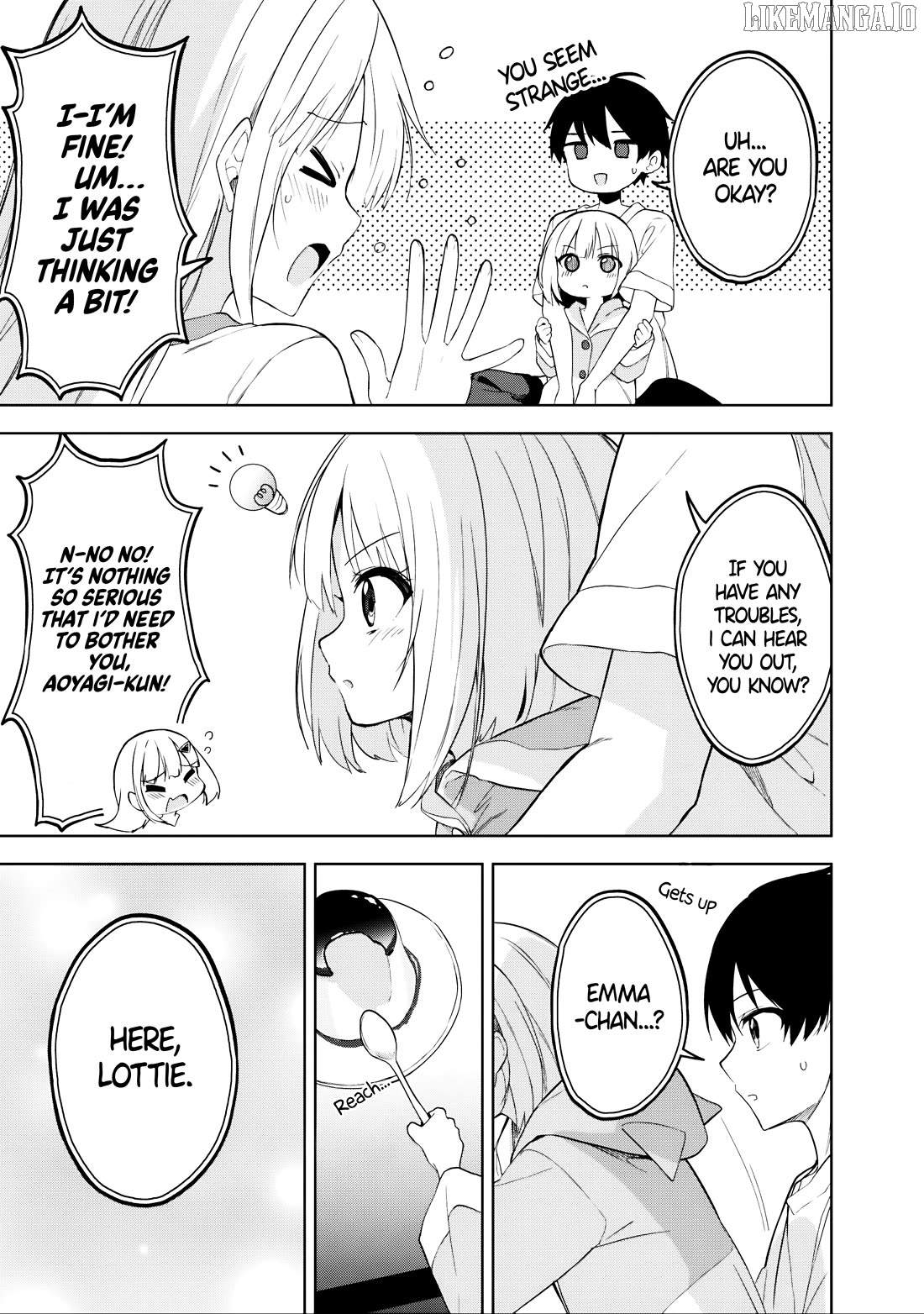 Maigo ni Natteita Youjo wo Tasuketara, Otonari ni Sumu Bishoujo Ryuugakusei ga Ie ni Asobi ni Kuru you ni Natta Ken ni Tsuite Chapter 20 page 15