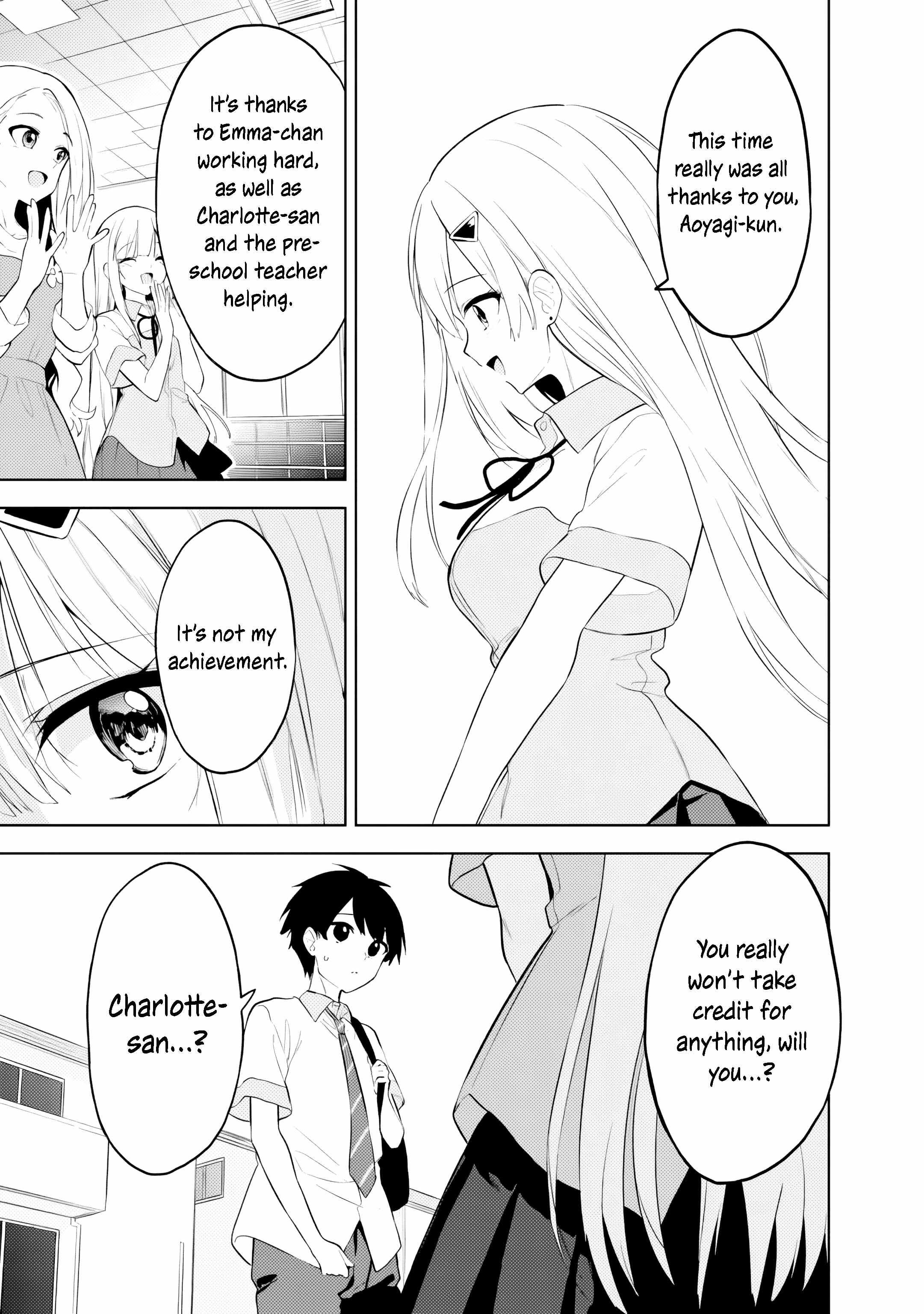 Maigo ni Natteita Youjo wo Tasuketara, Otonari ni Sumu Bishoujo Ryuugakusei ga Ie ni Asobi ni Kuru you ni Natta Ken ni Tsuite Chapter 31 page 27