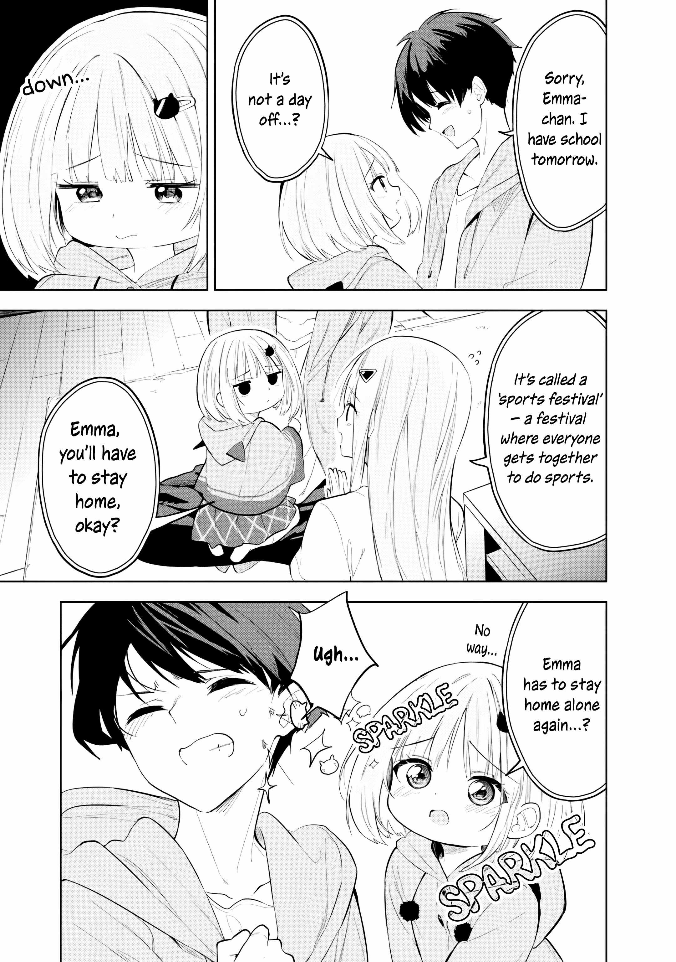 Maigo ni Natteita Youjo wo Tasuketara, Otonari ni Sumu Bishoujo Ryuugakusei ga Ie ni Asobi ni Kuru you ni Natta Ken ni Tsuite Chapter 33 page 15