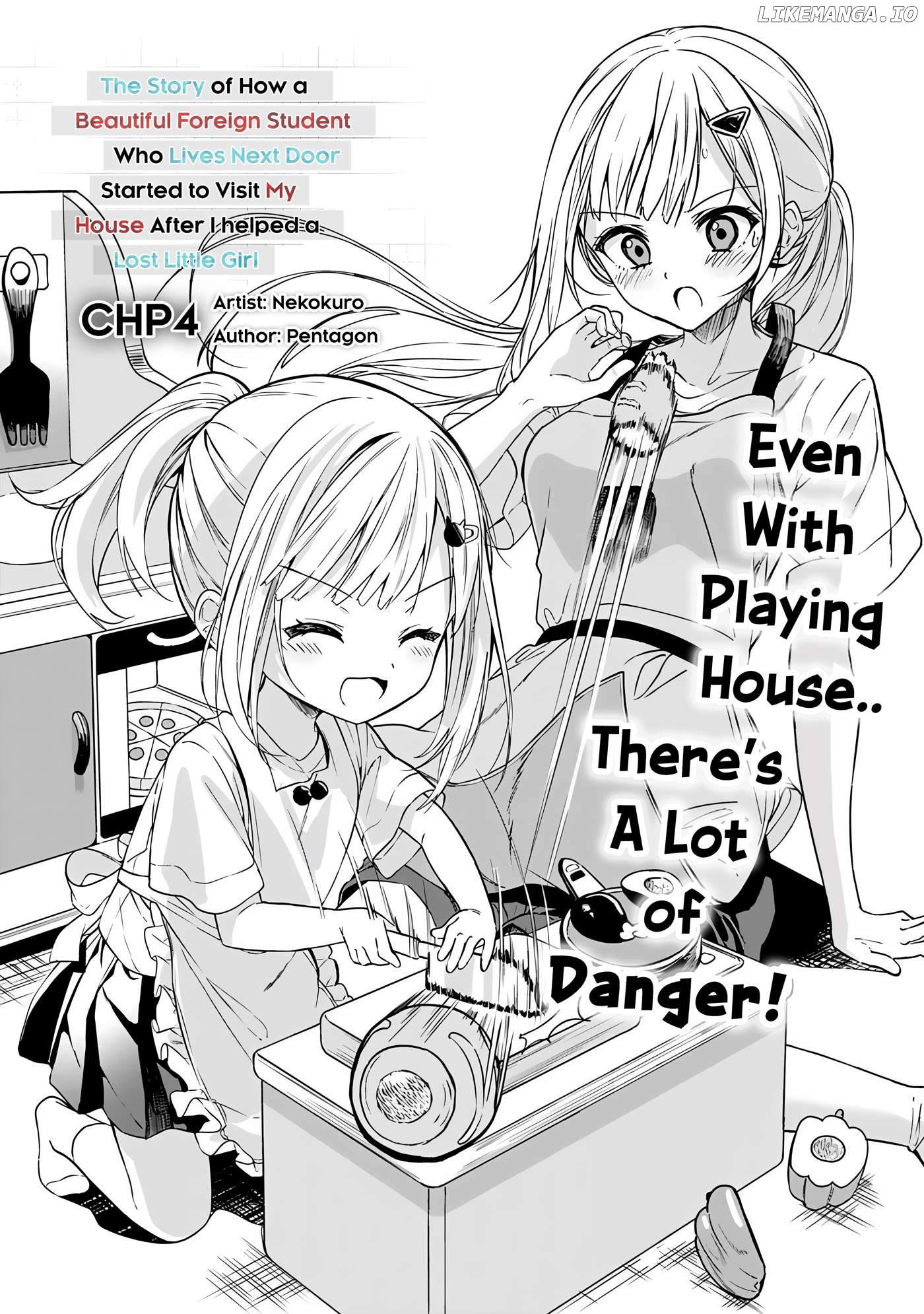 Maigo ni Natteita Youjo wo Tasuketara, Otonari ni Sumu Bishoujo Ryuugakusei ga Ie ni Asobi ni Kuru you ni Natta Ken ni Tsuite Chapter 4 page 2