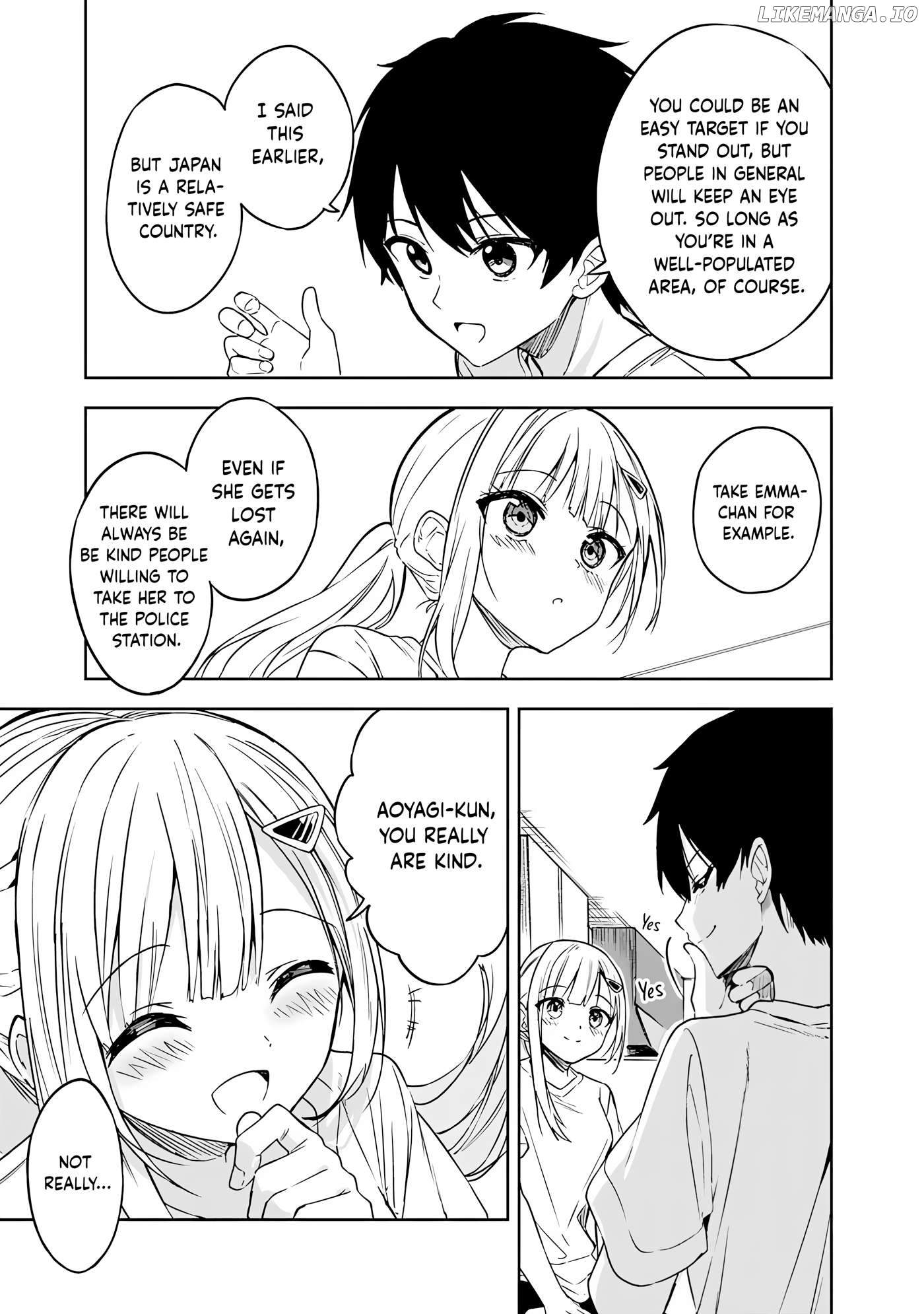 Maigo ni Natteita Youjo wo Tasuketara, Otonari ni Sumu Bishoujo Ryuugakusei ga Ie ni Asobi ni Kuru you ni Natta Ken ni Tsuite Chapter 4 page 14