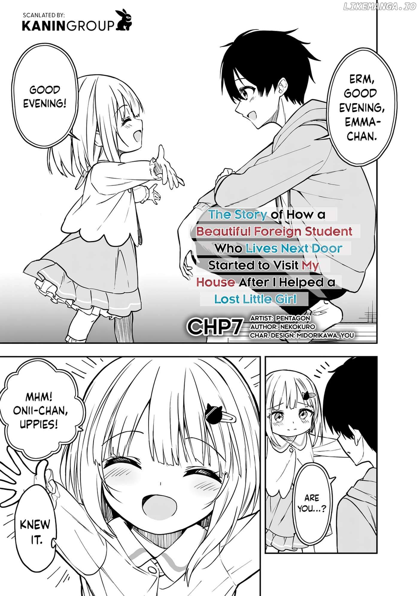 Maigo ni Natteita Youjo wo Tasuketara, Otonari ni Sumu Bishoujo Ryuugakusei ga Ie ni Asobi ni Kuru you ni Natta Ken ni Tsuite Chapter 7 page 3