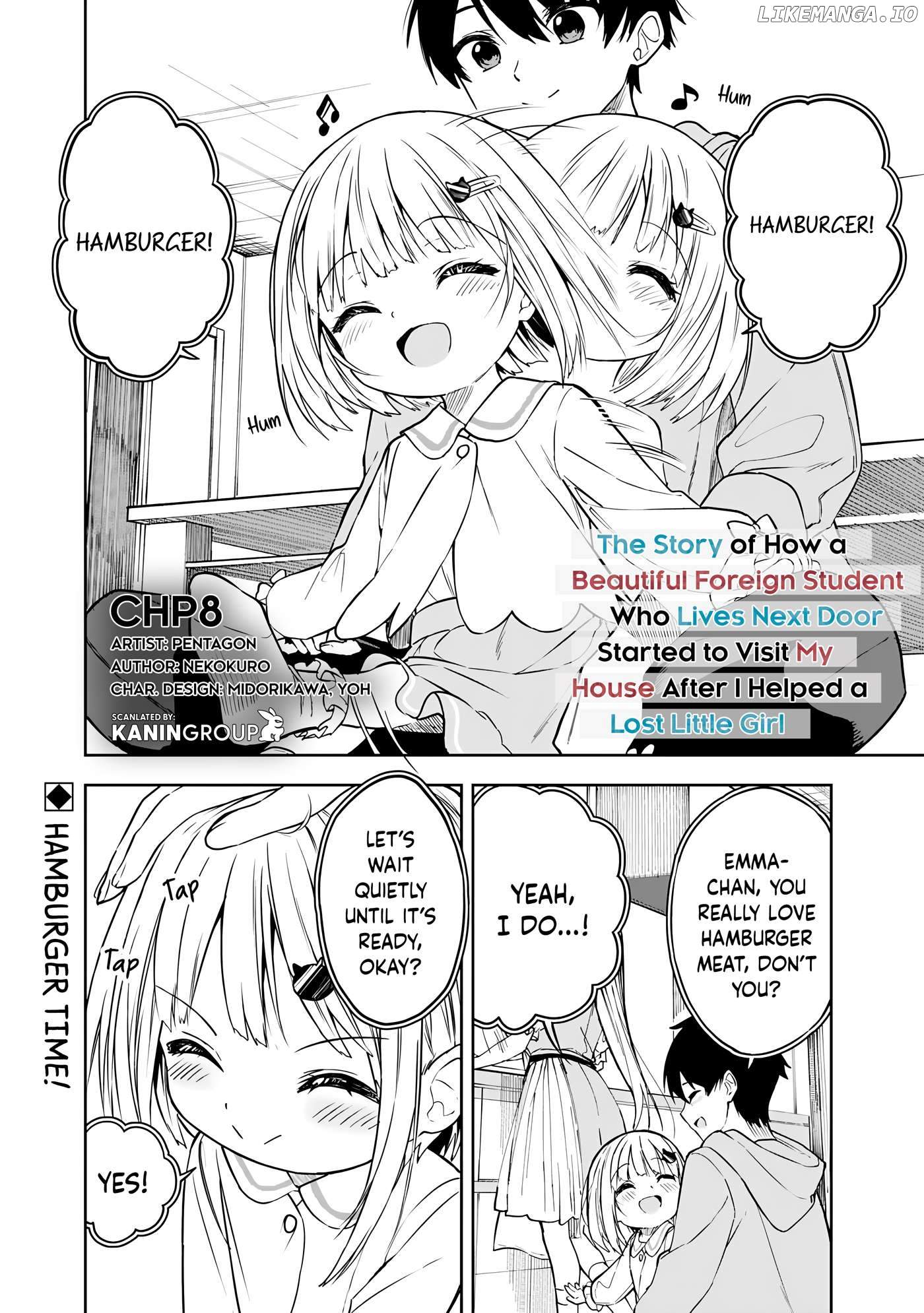 Maigo ni Natteita Youjo wo Tasuketara, Otonari ni Sumu Bishoujo Ryuugakusei ga Ie ni Asobi ni Kuru you ni Natta Ken ni Tsuite Chapter 8 page 3