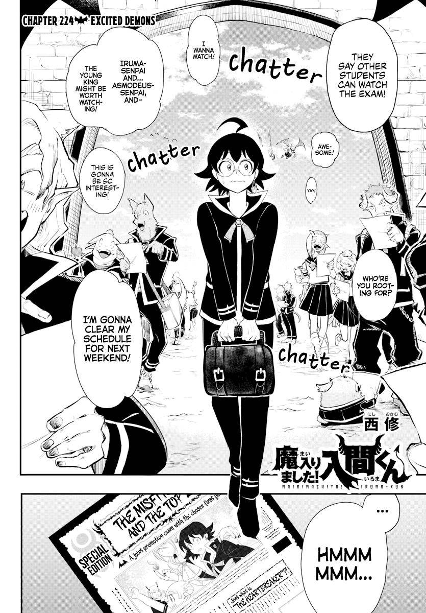 Mairimashita! Iruma-Kun Chapter 224 page 2