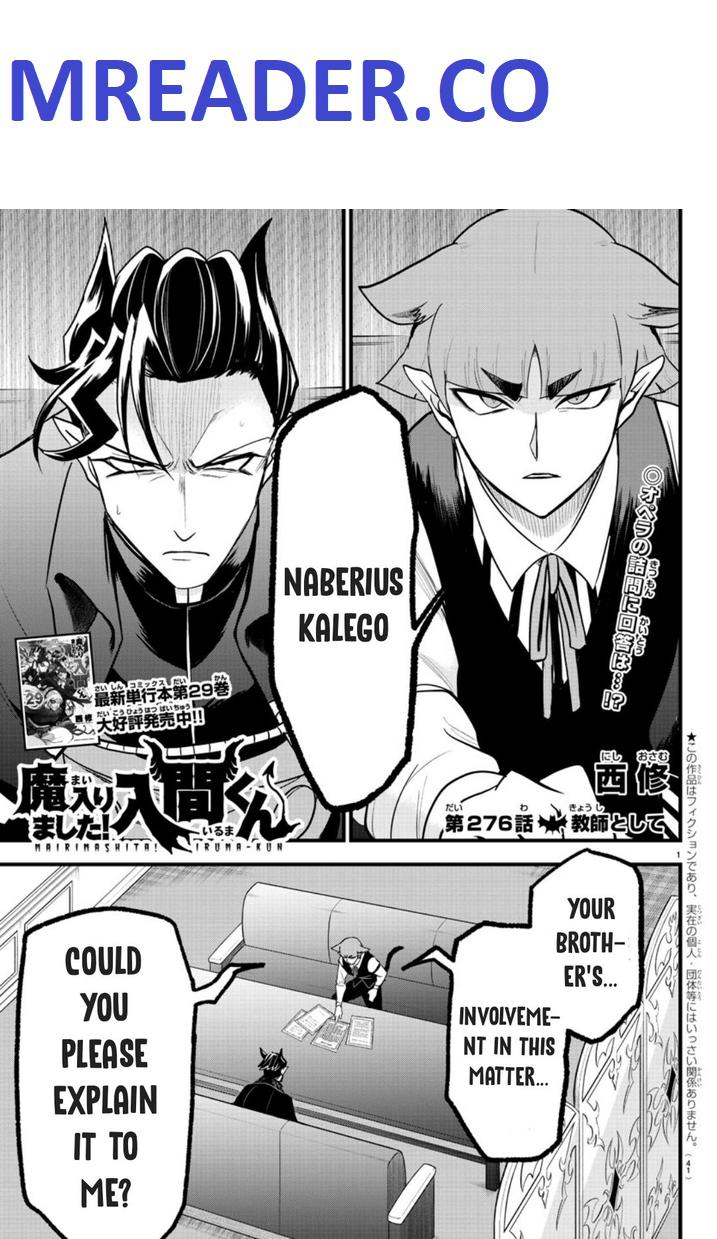 Mairimashita! Iruma-Kun Chapter 276 page 1