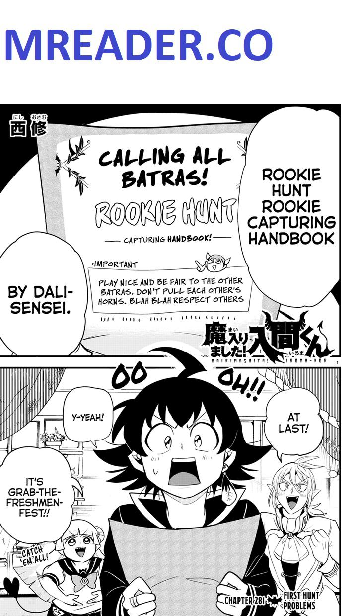 Mairimashita! Iruma-Kun Chapter 281 page 1