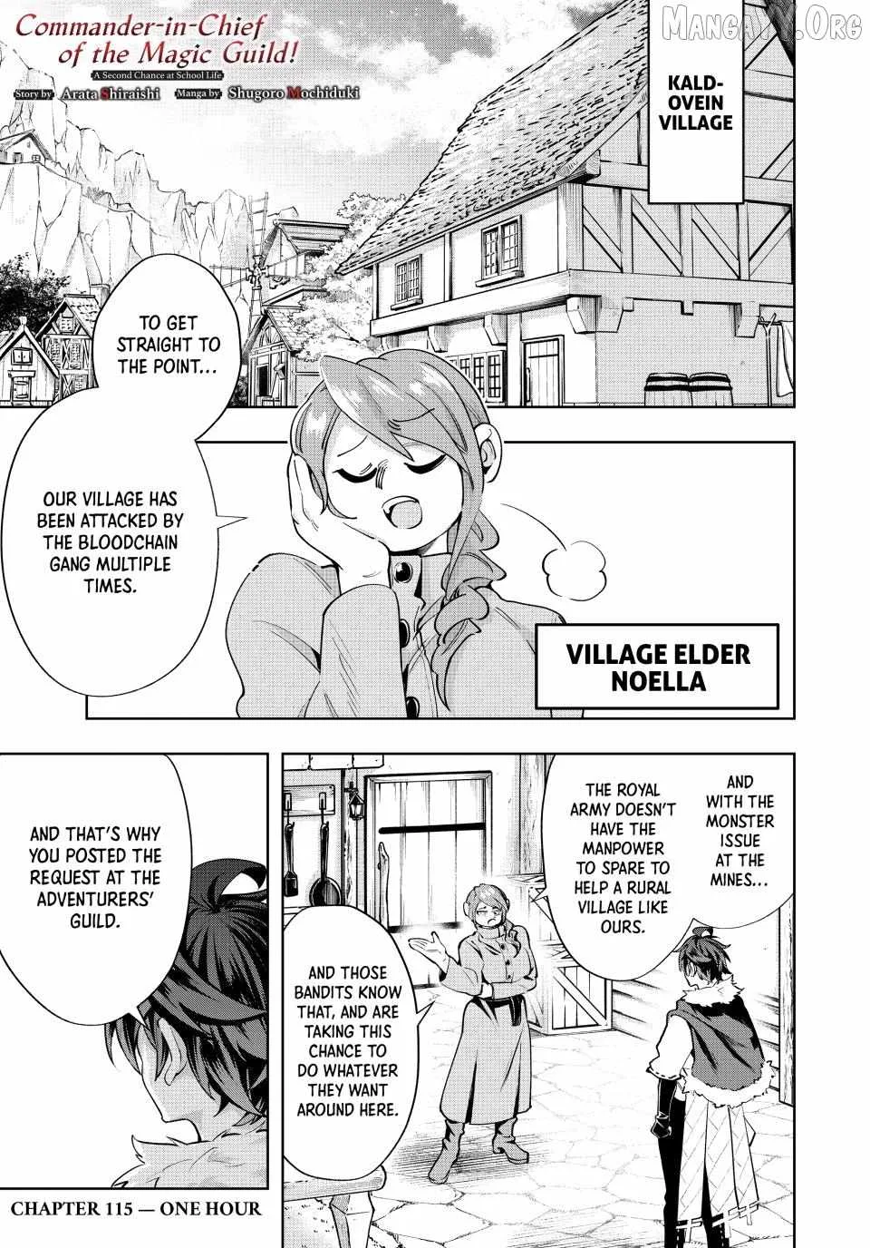Majutsu Guild Sousui ~Umarekawatte Imasara Yarinaosu Nidome no Gakuin Seikatsu~ Chapter 115 page 1