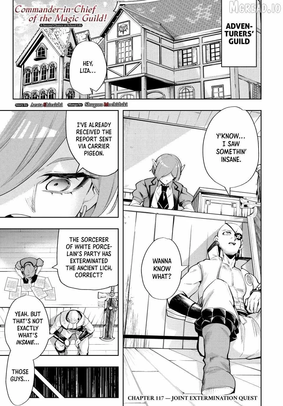 Majutsu Guild Sousui ~Umarekawatte Imasara Yarinaosu Nidome no Gakuin Seikatsu~ Chapter 117 page 1