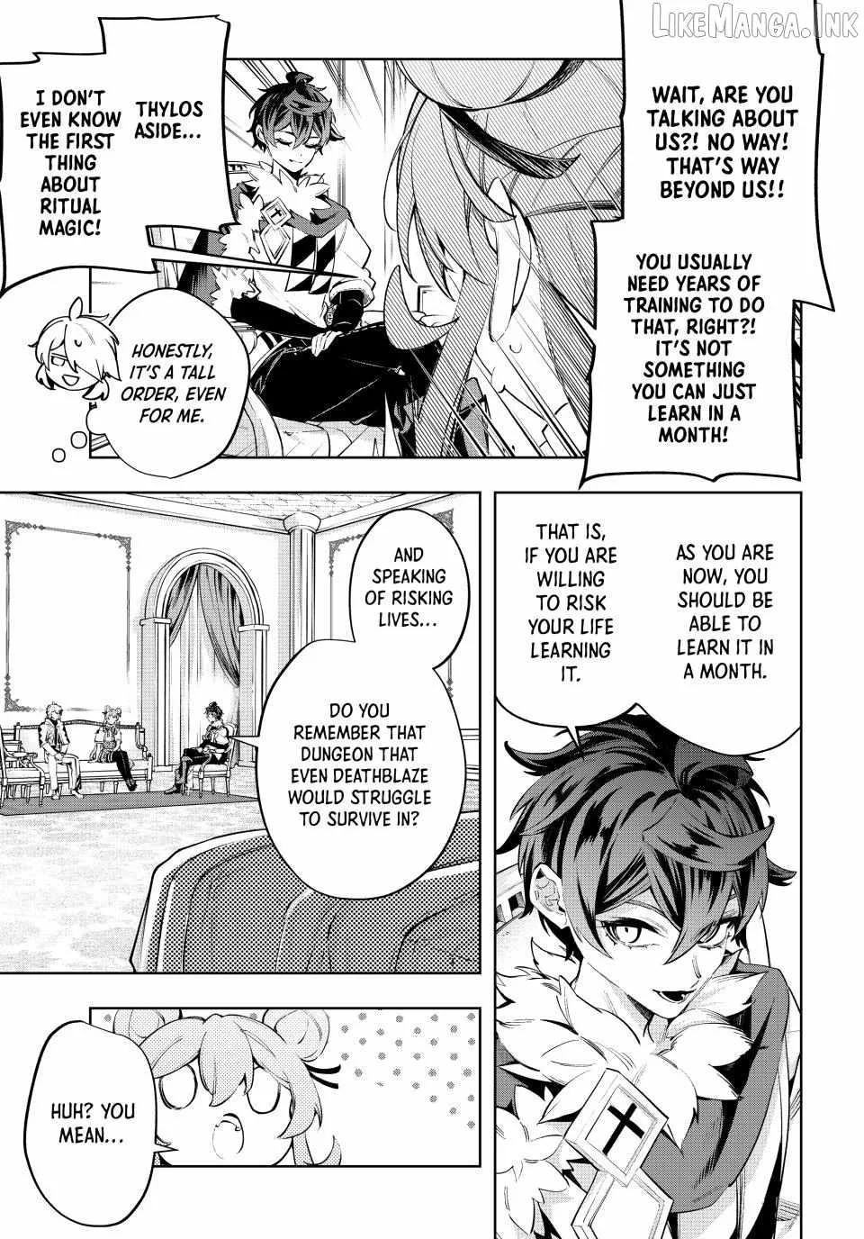 Majutsu Guild Sousui ~Umarekawatte Imasara Yarinaosu Nidome no Gakuin Seikatsu~ Chapter 130 page 15