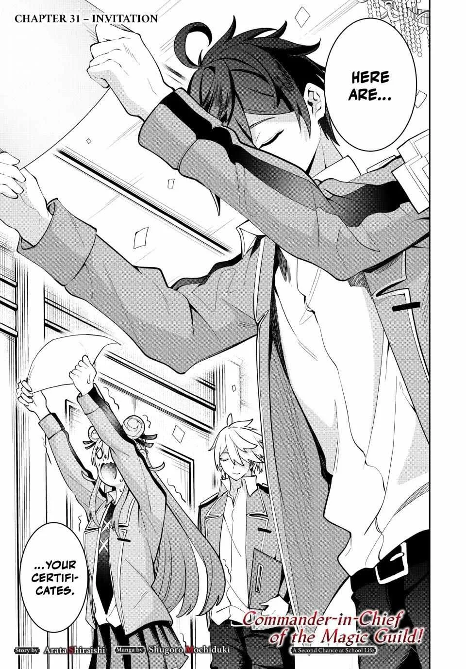 Majutsu Guild Sousui ~Umarekawatte Imasara Yarinaosu Nidome no Gakuin Seikatsu~ Chapter 31 page 1