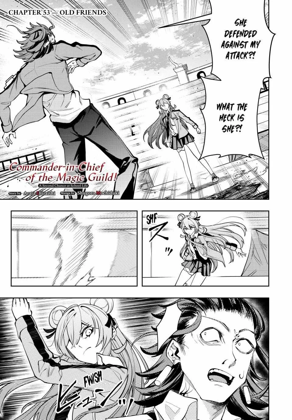 Majutsu Guild Sousui ~Umarekawatte Imasara Yarinaosu Nidome no Gakuin Seikatsu~ Chapter 53 page 1
