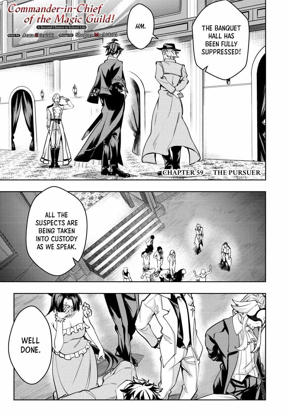Majutsu Guild Sousui ~Umarekawatte Imasara Yarinaosu Nidome no Gakuin Seikatsu~ Chapter 59 page 1