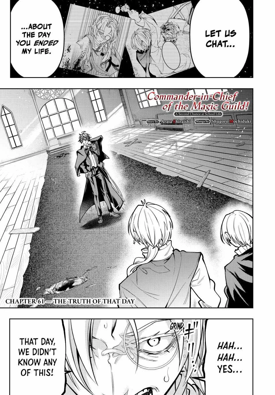 Majutsu Guild Sousui ~Umarekawatte Imasara Yarinaosu Nidome no Gakuin Seikatsu~ Chapter 61 page 1