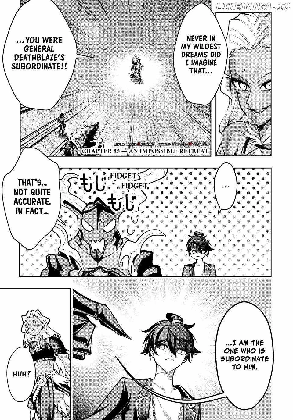 Majutsu Guild Sousui ~Umarekawatte Imasara Yarinaosu Nidome no Gakuin Seikatsu~ Chapter 85 page 1