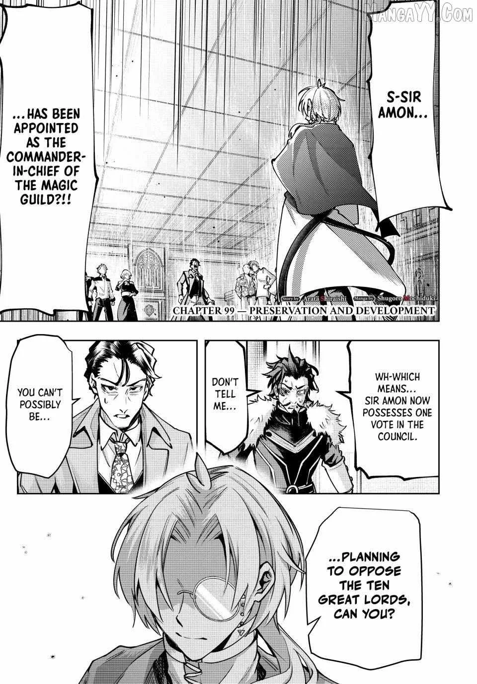 Majutsu Guild Sousui ~Umarekawatte Imasara Yarinaosu Nidome no Gakuin Seikatsu~ Chapter 99 page 1